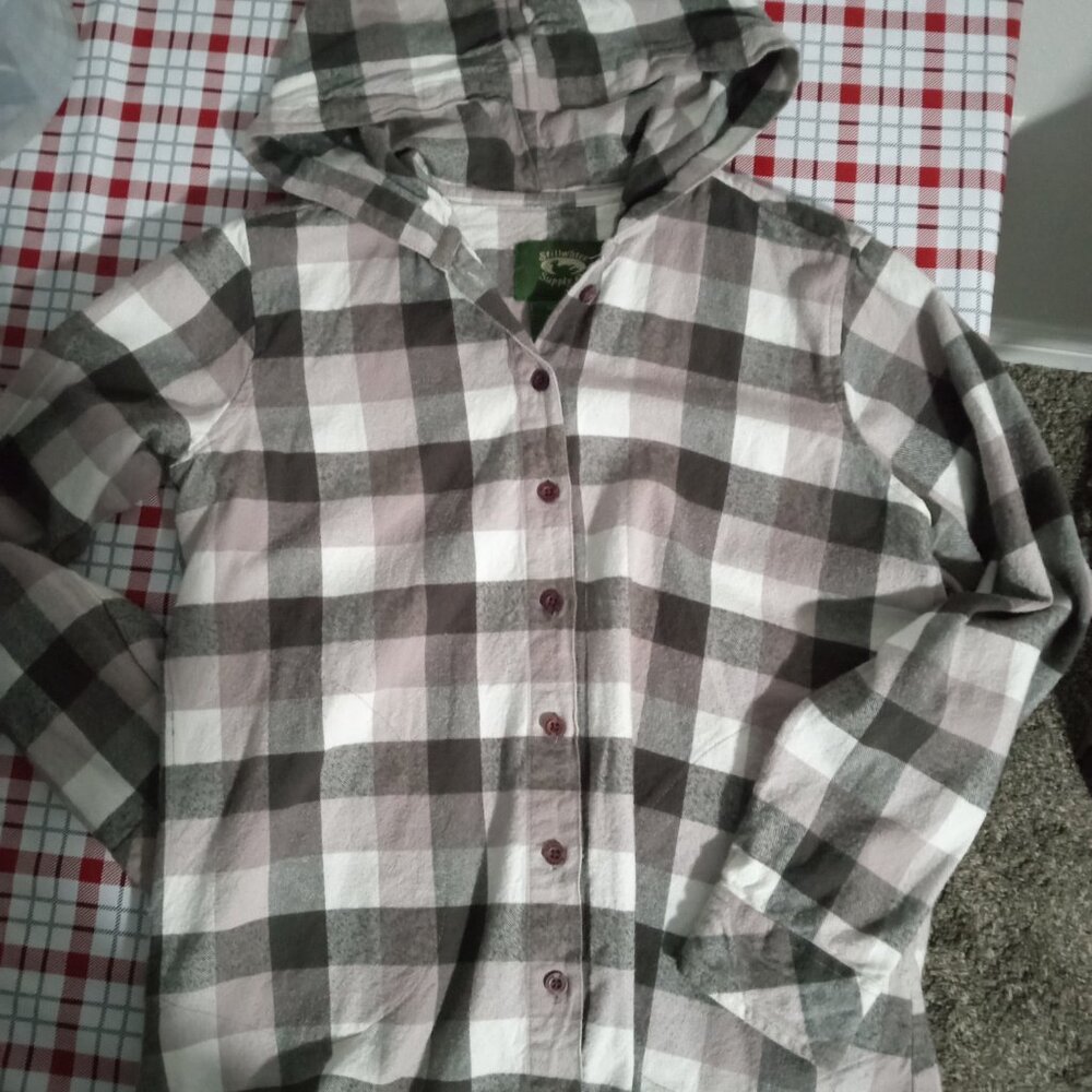 Women's Flannel Hoodie
